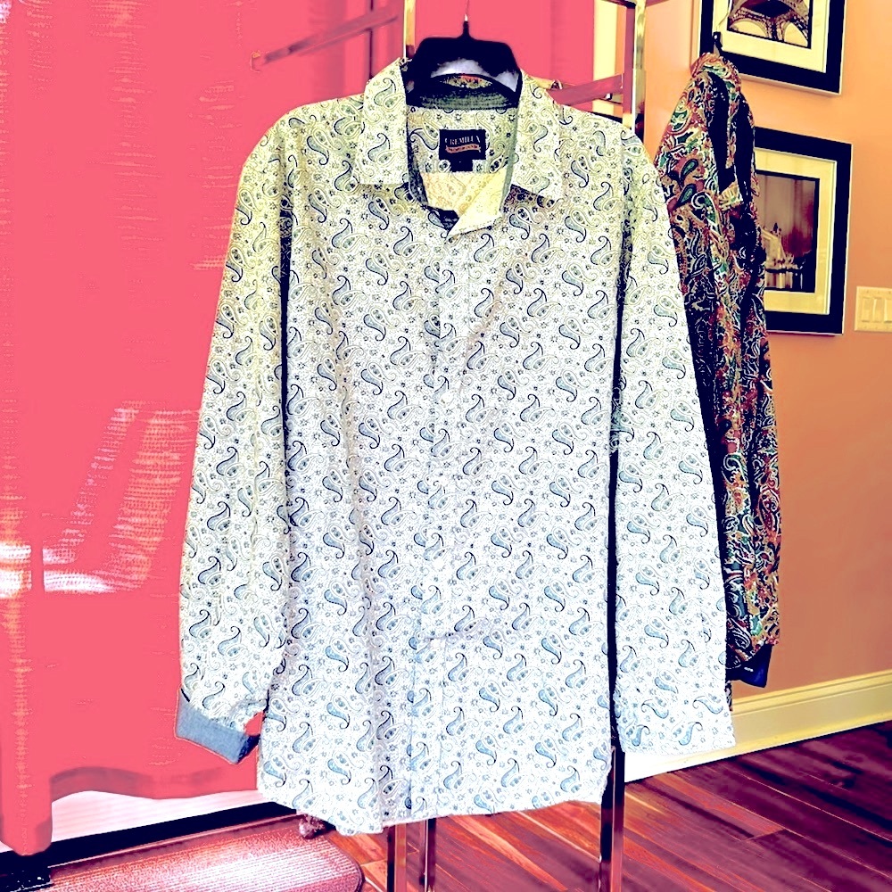 3 Men’s X-Large Cremieux Paisley Shirts, Gently Worn, New Condition - Picture 3 of 3